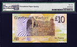 UK (Great Britain) 10 Pounds 2007 Scotland  LOW Serial 000020 Pick-125a GEM UNC PMG 66 EPQ