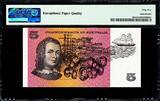 5 Dollars 1967 Australia  Coombs/Randall ND R202 Pick-39a About UNC PMG 55 EPQ