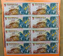 5 Dollars New Zealand UNCUT Sheet 8 X  1992 P-177c UNC