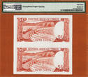 50 Cent Cyprus  1983-84 UNCUT Remainder Pick-49r Ch UNC PMG 63 EPQ