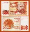 200 Pesetas 1980 Spain 10 Consecutive  Pick-156 Crisp UNC SPL