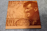 5 Dollars New Zealand UNCUT Sheet 8 X  1992 P-177c UNC