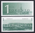 2008 Canada Local Currency TORONTO Dollars 4 Notes $1, 5, 10, 20 UNC SPL