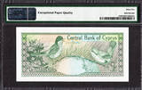 10 Pounds 1.4.1987 Cyprus  Pick-51 GEM UNC PMG 65 EPQ