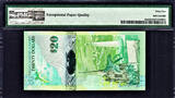 2009 Bermuda $20 Hybrid Polymer 1st Prefix LOW # A/1 000025 P-60a GEM UNC PMG 65