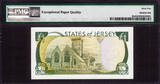 UK (Great Britain) Pound 1993 Jersey One  QEII FANCY Number - RC 500000 Pick-20a GEM UNC PMG 65 EPQ