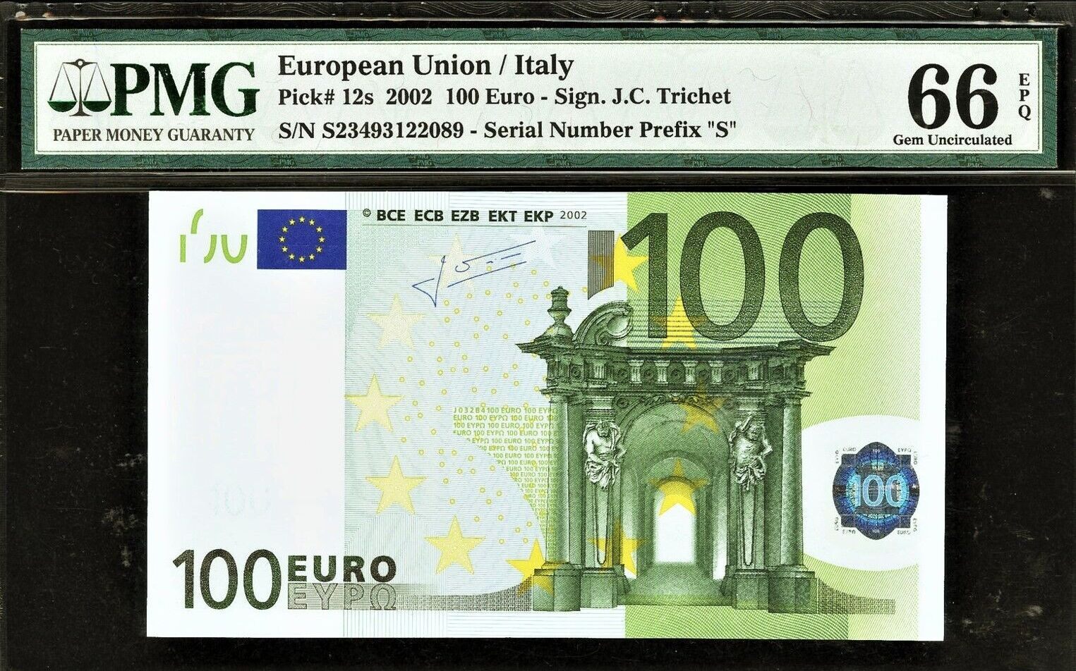 10 EUROS - SIGNATURE TRICHET - PICK 9 S - ITALIE - Billets - Euros