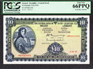 Ireland 10 Pounds Ireland Lady Lavery Pick-66d GEM UNC PCGS 66 PPQ -