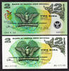 2 Kina Papua New Guinea 2 Different 1975-1991 Pick-1a & 12a Paper & Polymer UNC -