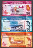100 Rupees Sri Lanka 20, 50 2015-16 MATCHING LOW Serial 0008XX Pick-123-125 UNC -