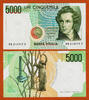 Italy/ San Marino/ Vatican 5000 Lire Italy Ciampi/Speziali Pick-111b UNC -