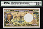 South Pacific 5000 Francs New Caledonia ND Pick-65a GEM UNC PMG 66 EPQ -