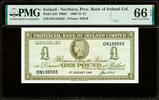 Ireland Pound Northern Ireland One Pick-245 GEM UNC PMG 66 EPQ -