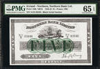 Ireland 5 Pounds Northern Ireland Pick-180b GEM UNC PMG 65 EPQ -