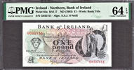 Ireland Pound Northern Ireland One ND Pick-65a CH UNC PMG 64 EPQ -