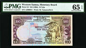 10 Tala Western Samoa ND Pick-22 GEM UNC PMG 65 EPQ -
