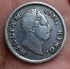 1/4 Rupee British India William F Incuse Rare -