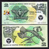2 Kina Papua New Guinea POLYMER Commemorative FIRST Prefix AAA P-15 GEM UNC -