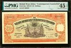 British West Africa British West Africa 20/- Contemporary Counterfeit 1930 Pick-8ax EF PMG 45 EPQ -