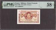 France France / Military 5 Francs ND (1947) Pick-M6a About UNC PMG 58 EPQ -
