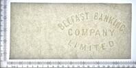Northern Ireland Northern Ireland, Belfast Banking Company Limited (1920-25) WATERMARK Paper AUNC -