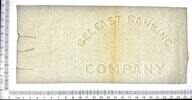Ireland Ireland, Belfast Banking Company 18xx WATERMARK Paper Rare ! -