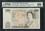 Great Britain Great Britain 50 Pounds ND (1988-91) Birth Date 010930 P-381b GEM UNC PMG 66 EPQ -