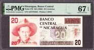 Nicaragua Nicaragua 20 Cordobas ND (1990) Pick-176 SUPERB GEM UNC PMG 67 EPQ -