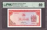 Rhodesia  Rhodesia 2 Dollars 10.4.1979 Watermark 'Rhodes' Pick-35d Extra... 150,31 EUR  + 19,75 EUR frais d'envoi