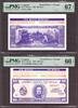 Uruguay Uruguay 100 Pesos 1966 Front & Back Printer's Design Pick-UNL GEM UNC PMG 67 EPQ -