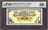 Scotland  Royal Bank of Scotland One Pound 1-8-1964 Pick-325a GEM UNC PM... 322,08 EUR  + 19,75 EUR frais d'envoi