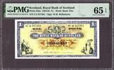 Scotland  Royal Bank of Scotland One Pound 1-8-1964 Pick-325a GEM UNC PM... 236,19 EUR  + 19,75 EUR frais d'envoi
