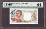 New Caledonia New Caledonia 20 Francs SPECIMEN ND (1963) Pick-50cs CH UNC PMG 64 -