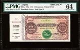 Angola Angola 10 Centavos SPECIMEN 1914 Pick-39bs CH UNC PMG 64 -