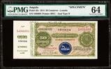 Angola 50 Centavos SPECIMEN 1914 Pick-45s CH UNC PMG 64