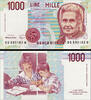 Italy/ San Marino/ Vatican 1000 Lire Italy Pick-114b Gem UNC -