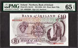 Ireland 10 Pounds Northern Ireland ND Pick-67b GEM UNC PMG 65 EPQ -