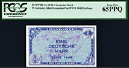 Germany Mark Germany Allied Occupation Post WWII One Pick-2a GEM UNC PCGS 65 PPQ -