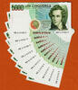 Italy/ San Marino/ Vatican 5000 Lire Italy 10 Consecutive Ciampi/Speziali Pick-111b UNC -