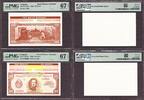 Uruguay Uruguay 100 Pesos 1966 Front & Back Printer's Design Pick-UNL GEM UNC PMG 67 EPQ -