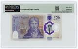 Great Britain / England £20 Pounds 2024 King Charles, First Prefix, Low number EH01 001922 PMG 67 EPQ