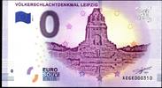 Germany 0 Euro VOLKER SCHLACHTDENKMAL LEIPZIG - Low serial number 000310 -
