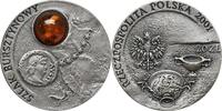 POLAND / POLEN 20 zlotych 2001 The Amber Road, Amber coin UNC 365,00 EUR  + 10,00 EUR frais d'envoi