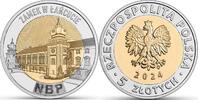 POLAND / POLEN 5 zlotych 2024 Łańcut Castle - mint bag, 100 coins UNC 200,00 EUR  + 10,00 EUR frais d'envoi