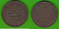 Niederlande 1 Cent Wilhelmina I. 1890-1948, besserer Jahrgang -