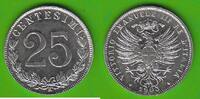 Italien 25 Centesimi Vittorio Emanuele III. 1900-1946, sehr hübsch, seltener -