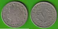 USA 5 Cents Liberty Nickel, seltener Jahrgang -