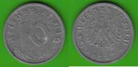 Alliierte Besatzung 10 Reichspfennig hübsch -