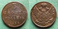 Polen 3 Grosze Nikolaus I. 1825-1855 -