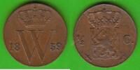 Niederlande 1/2 Cent Willem III. 1849-1890 -